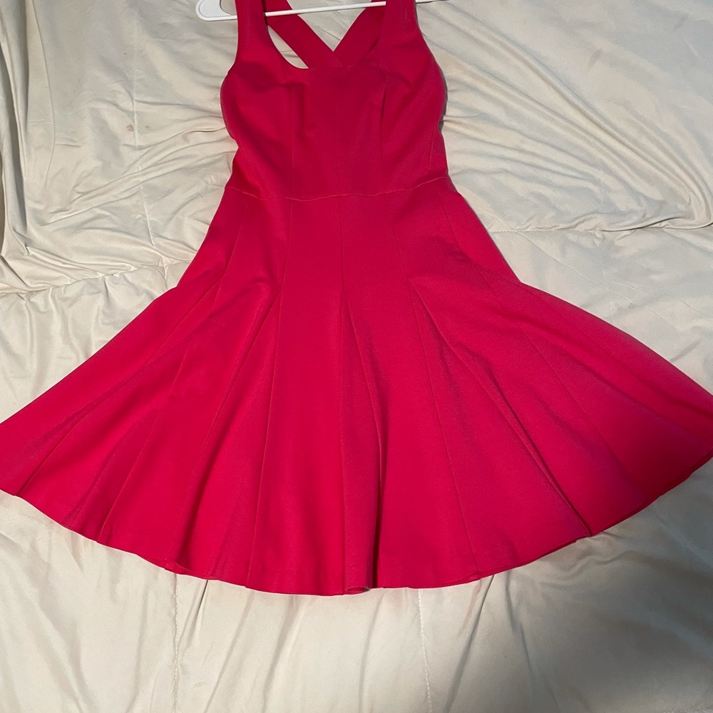 Banana Republic Sleeveless Hot Pink Cocktail Dress